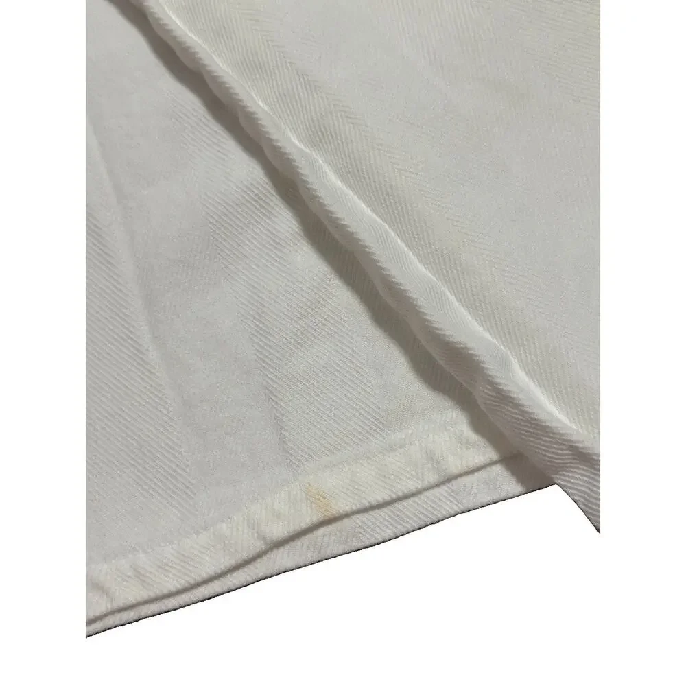 Set of 6 Ikea Tibast Curtains Warm White Herringbone Texture 92